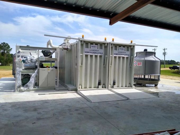 の圧縮機のレタスの真空のクーラー121kw R404Aの冷却剤 0